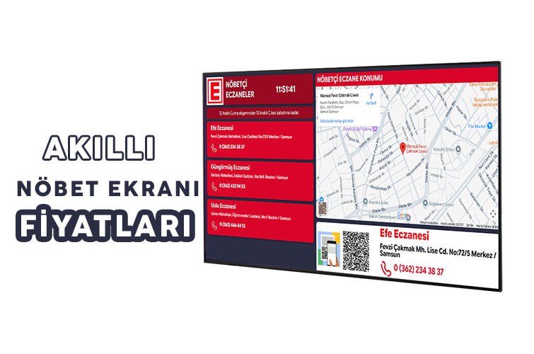 Akıllı Nöbet Ekranı Fiyatları 2026 | Detaylı Rehber