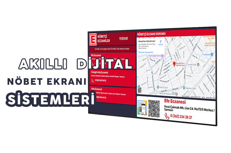 Eczaneler İçin Dijital Ekran Sistemleri